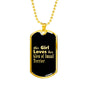 Glen of Imaal Terrier v2 - 18k Gold Finished Luxury Dog Tag Necklace