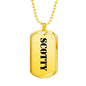 Scotty - 18k Gold Finished Luxury Dog Tag Necklace