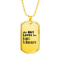 Giant Schnauzer - 18k Gold Finished Luxury Dog Tag Necklace