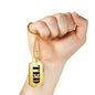Ted - 18k Gold Finished Luxury Dog Tag Necklace