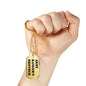 Army Ranger's Brother - 18k Gold Finished Luxury Dog Tag Necklace