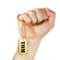 Tom - 18k Gold Finished Luxury Dog Tag Necklace