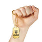 Lviv - 18k Gold Finished Luxury Dog Tag Necklace