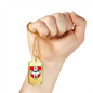 39th Air Defence Missile Regiment (Ukraine) - 18k Gold Finished Luxury Dog Tag Necklace