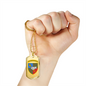 Ground Forces Command (Ukraine) - 18k Gold Finished Luxury Dog Tag Necklace