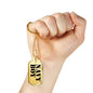 Navy Boy - 18k Gold Finished Luxury Dog Tag Necklace