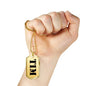 Tim - 18k Gold Finished Luxury Dog Tag Necklace
