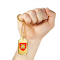 27th Rocket Artillery Brigade (Ukraine) - 18k Gold Finished Luxury Dog Tag Necklace