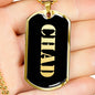 Chad v2 - 18k Gold Finished Luxury Dog Tag Necklace