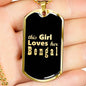 Bengal v2 - 18k Gold Finished Luxury Dog Tag Necklace