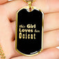Ocicat v2 - 18k Gold Finished Luxury Dog Tag Necklace