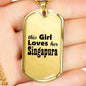 Singapura - 18k Gold Finished Luxury Dog Tag Necklace