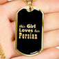 Persian v2 - 18k Gold Finished Luxury Dog Tag Necklace