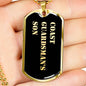 Coast Guardsman's Son v2 - 18k Gold Finished Luxury Dog Tag Necklace