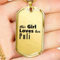 Puli - 18k Gold Finished Luxury Dog Tag Necklace