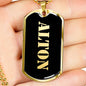 Alton v2 - 18k Gold Finished Luxury Dog Tag Necklace