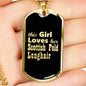 Scottish Fold Longhair v2 - 18k Gold Finished Luxury Dog Tag Necklace