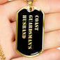 Coast Guardsman's Husband v2 - 18k Gold Finished Luxury Dog Tag Necklace
