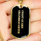 Coast Guard Granddaughter v2 - 18k Gold Finished Luxury Dog Tag Necklace