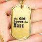 Manx - 18k Gold Finished Luxury Dog Tag Necklace