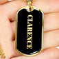 Clarence v2 - 18k Gold Finished Luxury Dog Tag Necklace