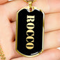 Rocco v2 - 18k Gold Finished Luxury Dog Tag Necklace