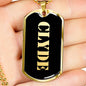 Clyde v2 - 18k Gold Finished Luxury Dog Tag Necklace
