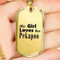 Pekapoo - 18k Gold Finished Luxury Dog Tag Necklace