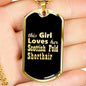 Scottish Fold Shorthair v2 - 18k Gold Finished Luxury Dog Tag Necklace
