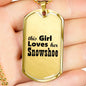 Snowshoe - 18k Gold Finished Luxury Dog Tag Necklace