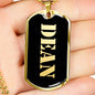 Dean v2 - 18k Gold Finished Luxury Dog Tag Necklace