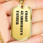 Coast Guardsman's Father - 18k Gold Finished Luxury Dog Tag Necklace