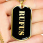 Rufus v2 - 18k Gold Finished Luxury Dog Tag Necklace