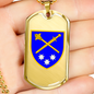 Operational Command East (Ukraine) - 18k Gold Finished Luxury Dog Tag Necklace