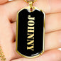 Johnny v2 - 18k Gold Finished Luxury Dog Tag Necklace