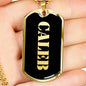 Caleb v2 - 18k Gold Finished Luxury Dog Tag Necklace