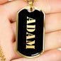 Adam v2 - 18k Gold Finished Luxury Dog Tag Necklace
