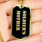 Soldier's Mother v2 - 18k Gold Finished Luxury Dog Tag Necklace