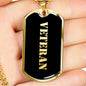 Veteran v2 - 18k Gold Finished Luxury Dog Tag Necklace