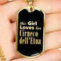 Cirneco dell'Etna v2 - 18k Gold Finished Luxury Dog Tag Necklace