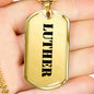 Luther - 18k Gold Finished Luxury Dog Tag Necklace