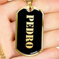 Pedro v2 - 18k Gold Finished Luxury Dog Tag Necklace