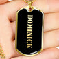 Dominick v2 - 18k Gold Finished Luxury Dog Tag Necklace