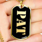 Pat v2 - 18k Gold Finished Luxury Dog Tag Necklace