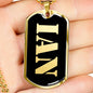 Ian v2 - 18k Gold Finished Luxury Dog Tag Necklace