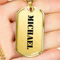 Michael - 18k Gold Finished Luxury Dog Tag Necklace