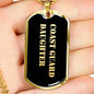 Coast Guard Daughter v2 - 18k Gold Finished Luxury Dog Tag Necklace