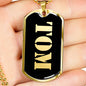 Tom v2 - 18k Gold Finished Luxury Dog Tag Necklace