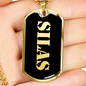 Silas v2 - 18k Gold Finished Luxury Dog Tag Necklace