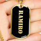Ramiro v2 - 18k Gold Finished Luxury Dog Tag Necklace